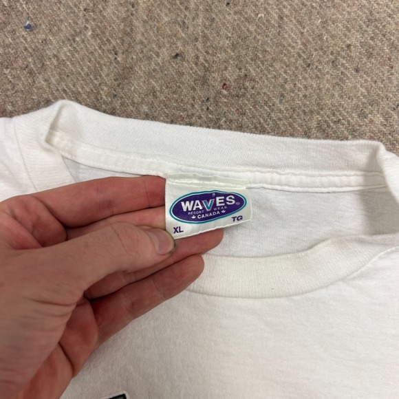 Vintage Mississauga Ice dogs Shirt Mens XL White 1990s - Picture 4 of 10